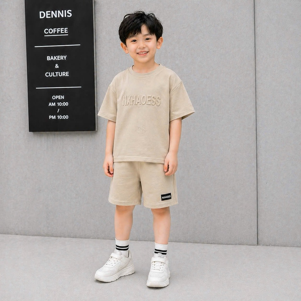 SET BỘ THỂ THAO BÉ TRAI BASIC CAO CẤP – THUN COTTON MỀM MÁT