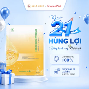 Mặt Nạ Hỗ Trợ Sáng Da Hulo Brightening Sheet Mask Giúp Đều Màu Da - Hùng Lợi