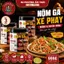 Gia Vị Nộm Gà Xé Phay - Thương Hiệu Bu Phương Ẩm Thực (Gia vị chuyển làm nộm gà, nộm tai heo)