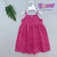 Váy tole lanh 2 dây bé gái viền màu, dây có tăng giảm 10-42kg - Đồ bộ tole Flower