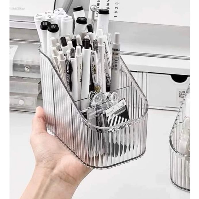 Khay Mica Dùng Đựng Mỹ Phẩm, Đồ Dùng Nhỏ, Kiểu Dáng 3 Ngăn, Màu Trong Suốt  Dễ Dùng | Shopee Việt Nam