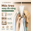 Móc Treo Quần Áo 12 Móc Đa Năng TORO,Giá Treo Phụ Kiện Xoay 360,Chịu Lực Tốt,Tiết Kiệm Không Gian