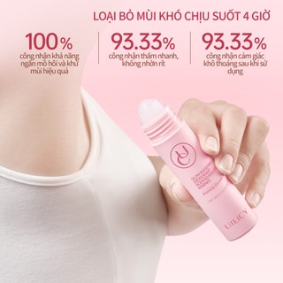 Lăn Khử Mùi Trắng Da UILICY 30ml Giảm Mồ Hôi Khử Mùi Khô Thoáng Không Bết Dính Hương Nước Hoa Tubéreuse Or Tươi Mát