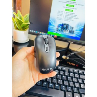 Chuột không dây Aula AM212 ( đen, tím, hồng, trắng)