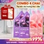 Nước Tẩy Bồn Cầu TOPGIA Hương Nho Đào, Sạch Bẩn, Một Lần Tẩy Cả Ngày Thơm, Chai 500ml