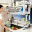 Lifinity Kệ Inox Có Nắp 1/2 Tầng Gác Bồn Rửa, Kệ Chống Bụi Kèm Ống Đũa Giá Dao Thớt Rổ