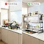 Lifinity Kệ Inox Có Nắp 1/2 Tầng Gác Bồn Rửa, Kệ Chống Bụi Kèm Ống Đũa Giá Dao Thớt Rổ