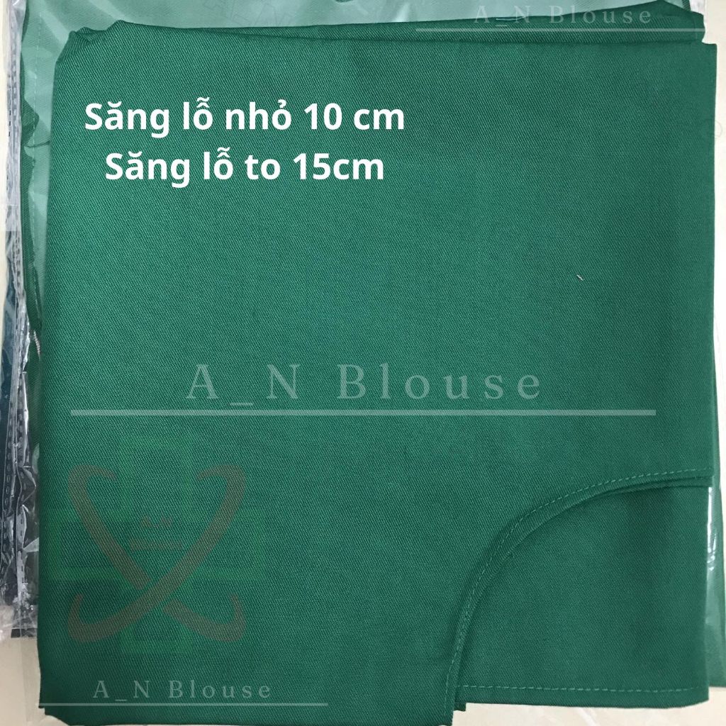 Khăn choàng nha khoa - Khăn dùng trong tiểu phẫu có lỗ, khăn y tế kt 80x120cm