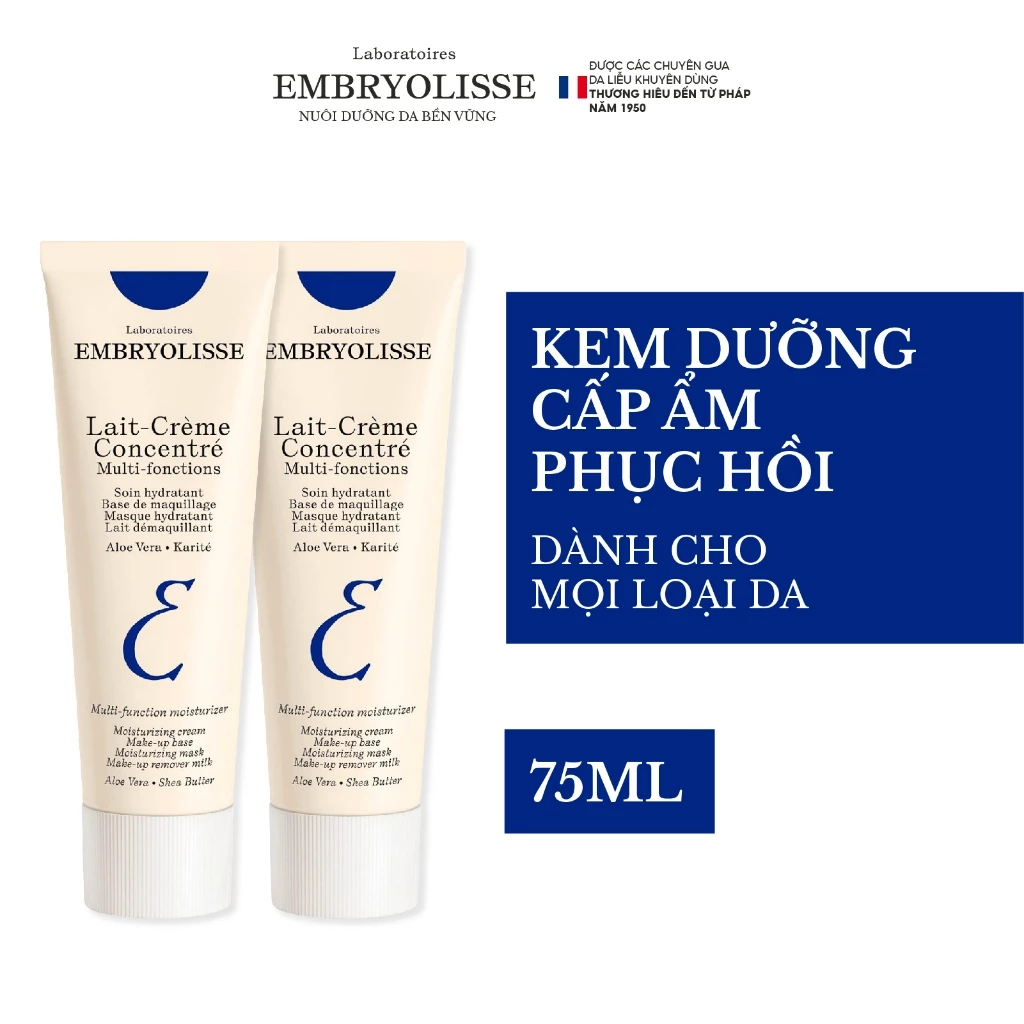Kem Dưỡng Ẩm Siêu Phục Hồi Da Embryolisse Lait Creme Concentre Pháp - Ever Queen