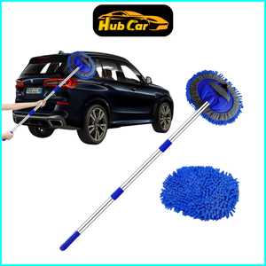 Chổi Rửa Xe Ô Tô Dạng San Hô Chổi Lau Xe Ô Tô Cán Dài 1.2m Rút Gọn Bằng Hợp Kim Nhôm Lau Siêu Sạch