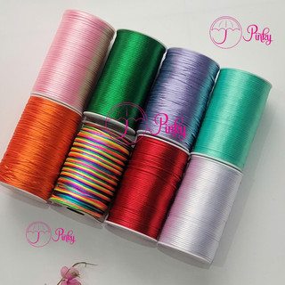 Dây tim lớn 2.5mm, dây dù handmade 1 cuộn 170m làm dreamcatcher, đan vòng tay, vòng cổ, mèo may mắn ( có nhiều màu)