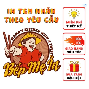HỎA TỐC In tem nhãn giấy, sticker, decal trong, decal nhựa chống nước CÓ NHẬN SỐ LƯỢNG ÍT, hỗ trợ thiết kế theo yêu cầu