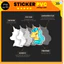 Set 20 Sticker Chó Corgi cắt sẵn Khổ A5,dán xe cute,Decal Dán Mũ Bảo Hiểm,Vali,Tivi, Đàn, Laptop - Cắt Sẵn