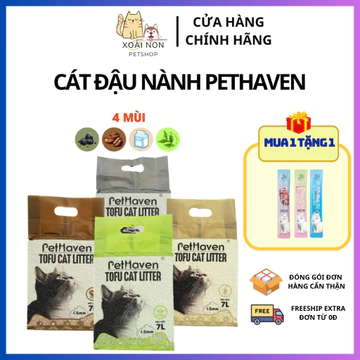 Cát Vệ Sinh Cho Mèo Pethaven Tofu Cat 6L - Cát Đậu Nành Vệ Sinh Dành Cho Mèo - Xoài Non Petshop
