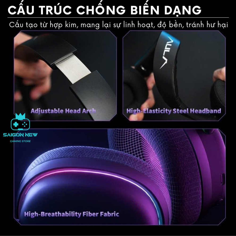 Tai nghe Gaming G7 pro - Hỗ trợ 3 mode kết nối - Micro tháo rời khử tiếng ồn cực tốt - Dung lượng pin 1000mAh | BigBuy360 - bigbuy360.vn