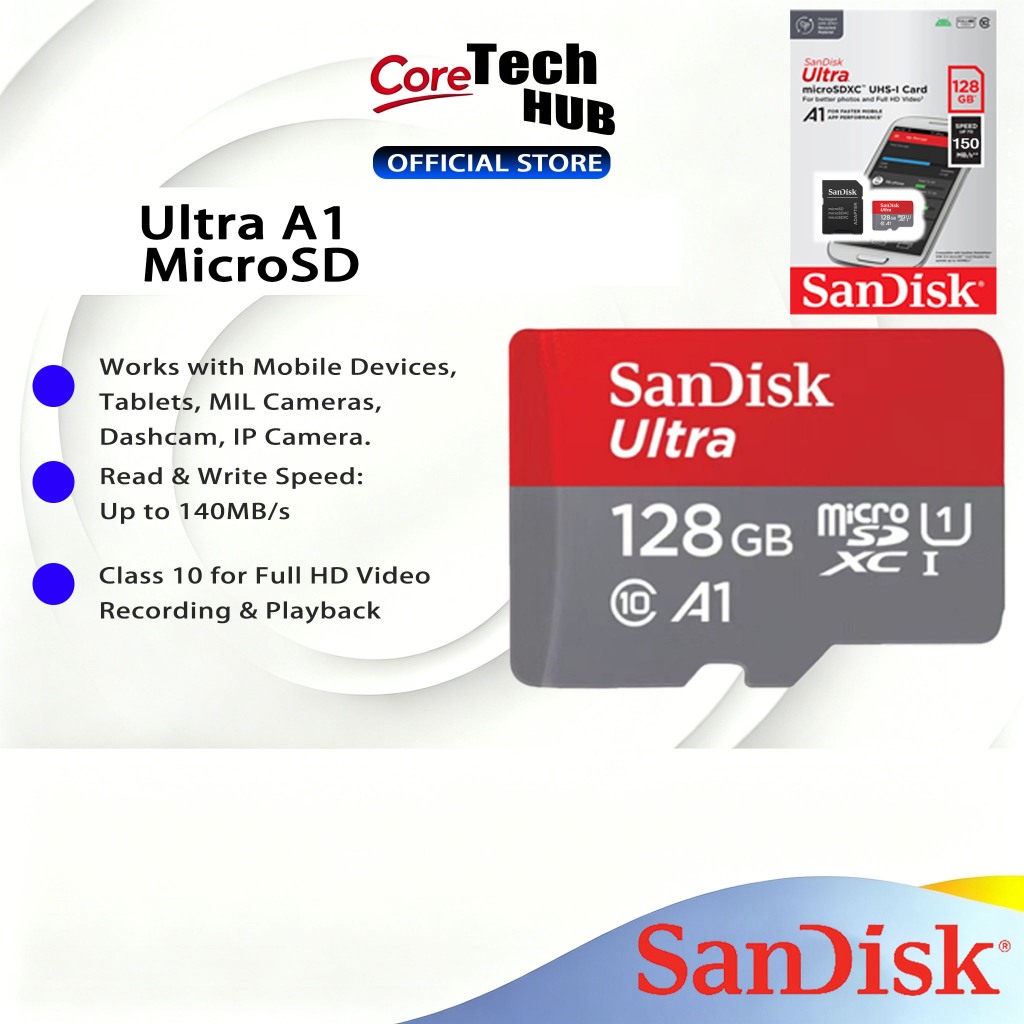 Thẻ nhớ Sandisk MicroSD Lắp Camera An Ninh Giám Sát, Điện Thoại, Máy ...