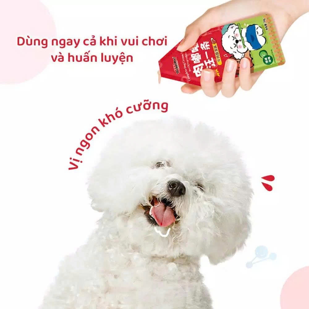 Pate Sốt Kem Cho Chó Doggyman Nhiều Vị Sánh Mịn Thơm Ngon Dễ Ăn, Hỗ Trợ Tiêu Hóa Khỏe Mạnh