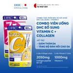 Combo Viên uống DHC Vitamin C & COLLAGEN (60 ngày) - Thực phẩm bảo vệ sức khoẻ DHC Collagen (new) & Vitamin — ảnh 2