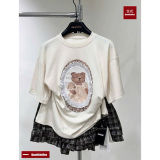 PHẠM THÙY SHOP: SET BỘ PHÔNG COTTON IN HÌNH MIX QUẦN SHORT KẺ