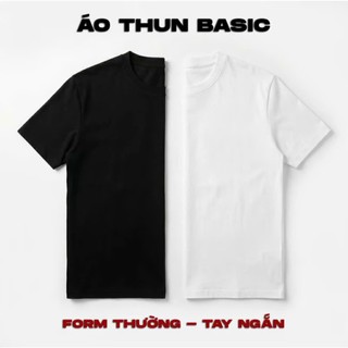 [Hỏa Tốc] Áo Thun Tay Ngắn - Áo Thun Nam Clean Fit Tăng Chiều Cao Chất Cotton Mềm Mịn Thoáng Mát Bản Nâng Cấp Premium