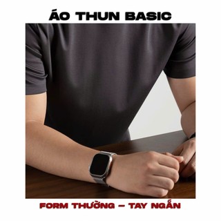 [Hỏa Tốc] Áo Thun Tay Ngắn - Áo Thun Nam Clean Fit Tăng Chiều Cao Chất Cotton Mềm Mịn Thoáng Mát Bản Nâng Cấp Premium