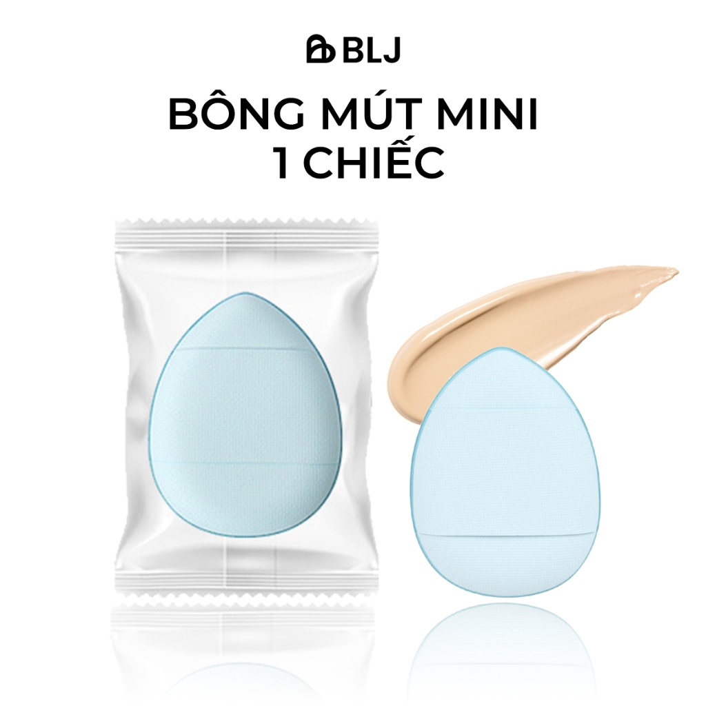 BLJ Bông mút trang điểm mini Hình Ngón Tay Che Khuyết Điểm, Má Hồng, Kem Nền