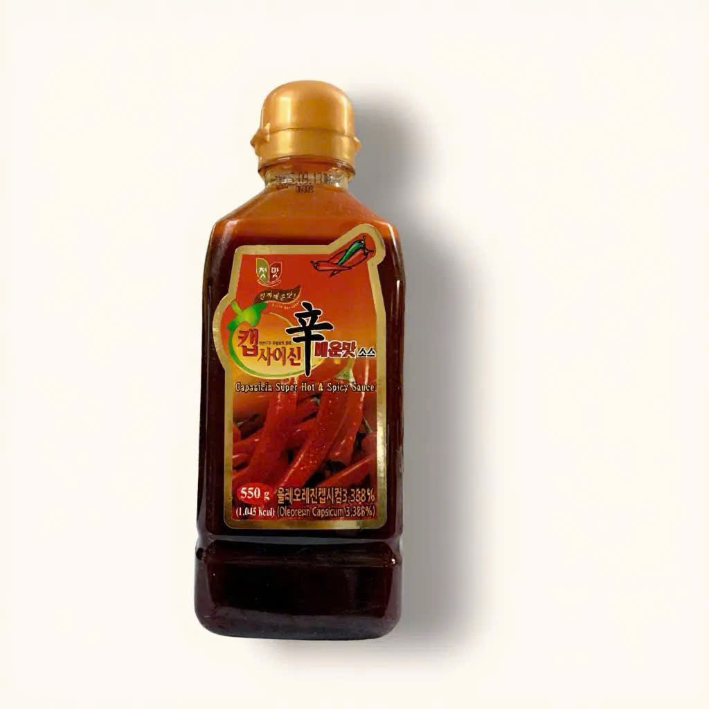 (NHẬP KHẨU CHÍNH HÃNG) COMBO 2 Chai Tinh Dầu Ớt Cay Cấp Độ Siêu Cay 550G Chungwoo Nhập Khẩu Hàn Quốc