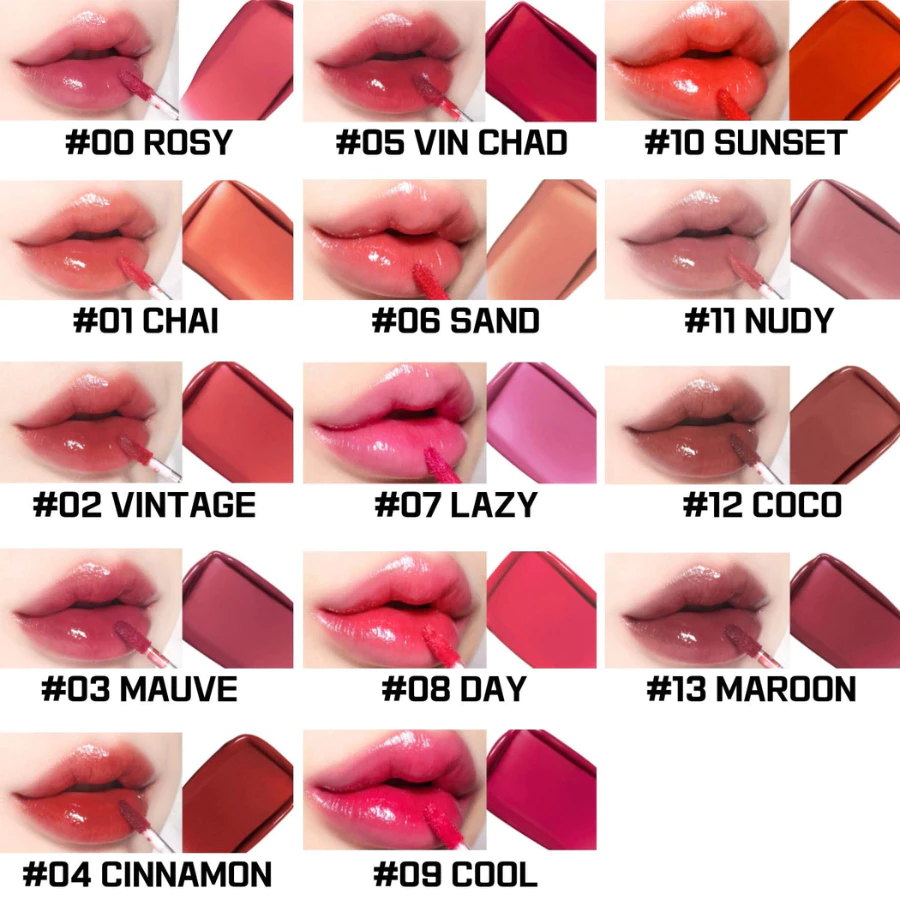 Son Bóng BBIA Glow Tint MLBB Edition Màu Chuẩn Lâu Trôi - Ever Queen