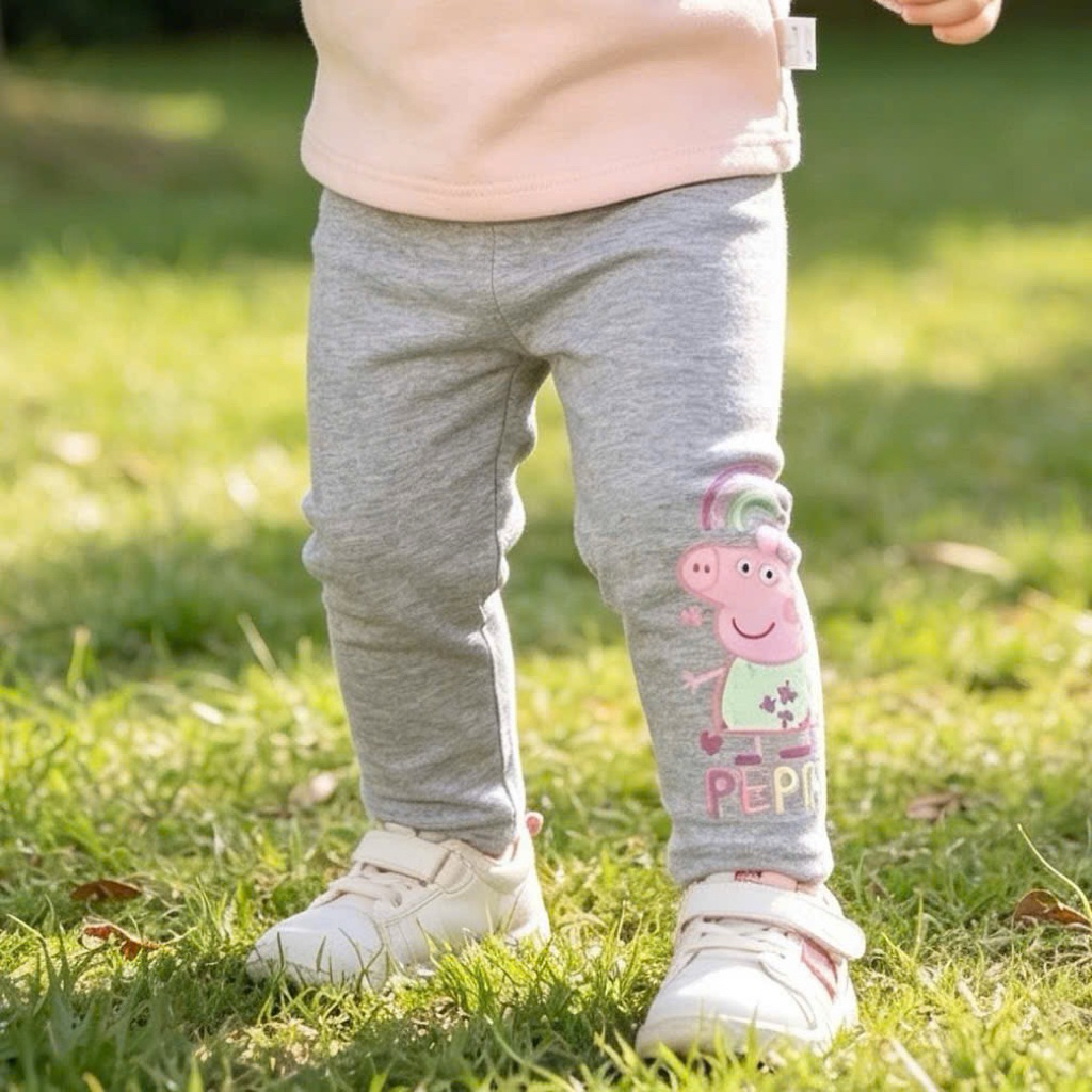 Quần Legging Bé Gái Xuất Dư 9M-7Y (74-128cm), Quần Ôm Co Giãn Mềm Mịn Cho Bé C6032