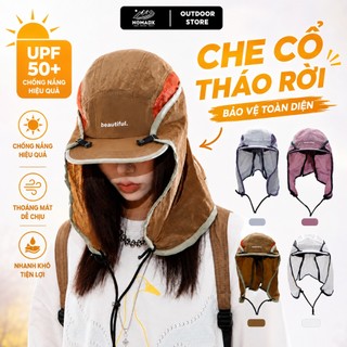 Mũ nón chạy bộ trail running leo núi che cổ có thể tháo rời thoáng khí nhanh khô chống nắng UV UPF 50+