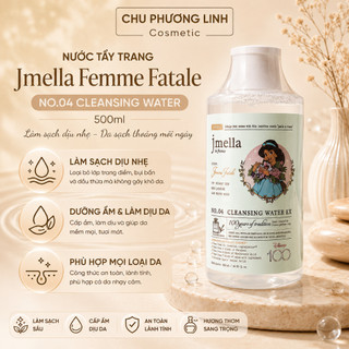Nước Tẩy Trang Làm Dịu Da Jmella No.04 500ml MP1467 - Làm Sạch Sâu, Cấp Ẩm, Cân Bằng, Nuôi Dưỡng Da