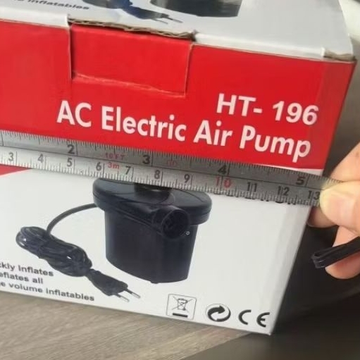 Bơm Hơi Đệm Phao Hồ Bơi 718-48 Bơm Điện Mini 2 Chiều Kèm 3 Đầu Hút Tiện Dụng