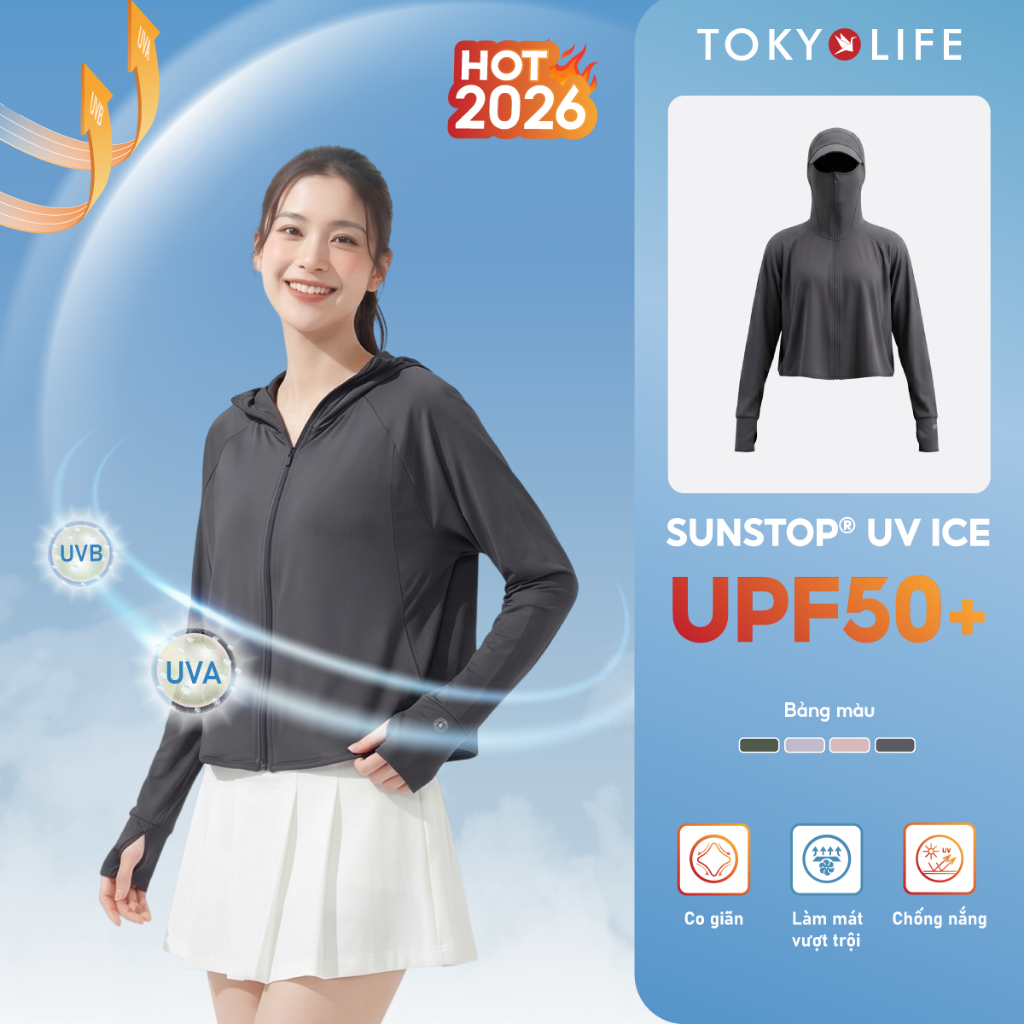 [LIVESTREAM] Áo khoác chống nắng TOKYOLIFE SunStop Ice kiểu dáng năng động thoáng khí bảo vệ da toàn diện 40005331