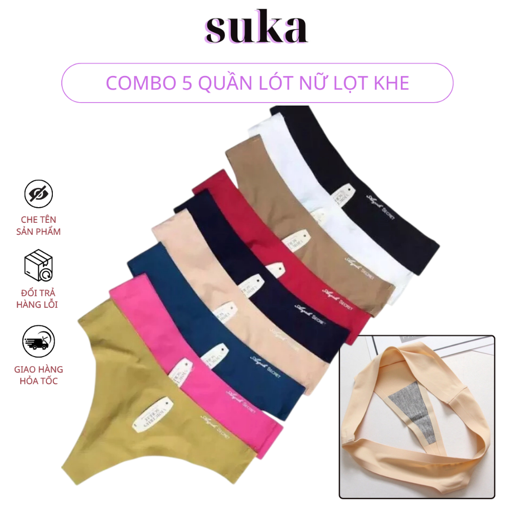 ComBo 5 Quần lót nữ, quần lọt khe nữ sexy 5-009