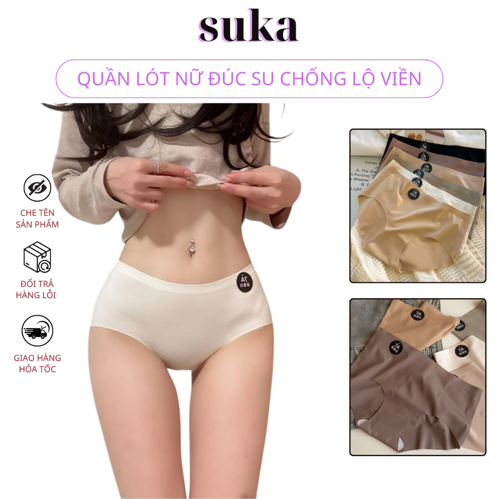 Quần Lót Nữ Đúc Su Tàng Hình Không Lộ Viền Trẻ Trung Gợi Cảm Tôn Dáng 7A