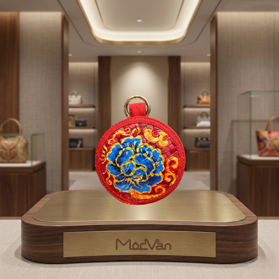 Charm Una Cỏ Bàng Q Gallery - Đan Vẽ Tay - Treo Túi Xách Móc Khóa