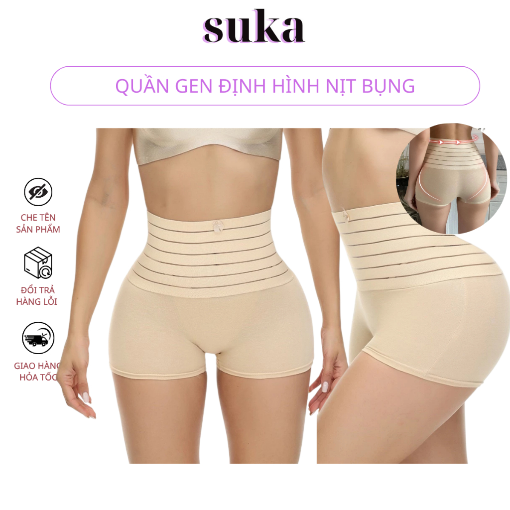 Quần Gen Định Hình Nịt Bụng Giảm Mỡ Tạo Eo Thon Gọn Nâng Mông Gợi Cảm 017