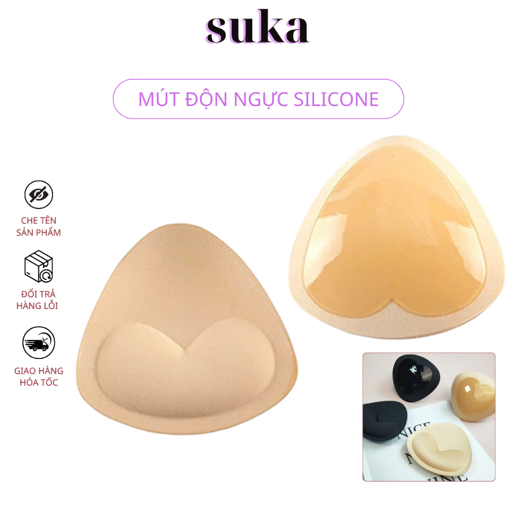 Mút Độn Ngực Silicone , Mút Nâng Ngực Siêu Tiện Lợi 047