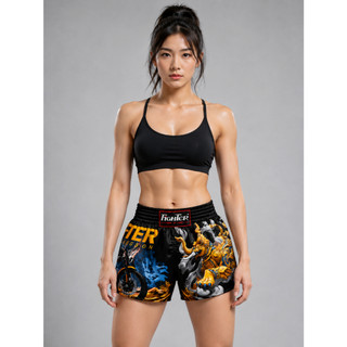 Quần Muay Fighter QMF-04 - Muay Thai Shorts Motors, Thể Thao Cá Tính