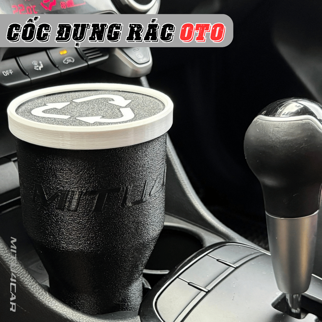 Cốc Thùng Rác Ô Tô Mini Nhựa Chống Thấm Nước, Giữ Xe Luôn Sạch Sẽ-Hộp Đựng Rác Trên Ô Tô MITU 4Car
