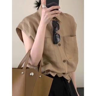 𝗔𝗹𝗮𝗻 𝗟𝗶𝗻𝗲𝗻-| LY LINEN | Áo linen tay hến xinh xắn