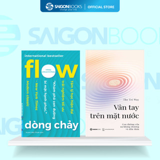 Sách - Combo Vân tay trên mặt nước + Flow - Dòng chảy