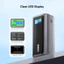 Sạc dự phòng 3C 20000mAh 130W VINKO V200 tích dây sạc Type-C cho iPhone Samsung sạc nhanh pin dự phòng