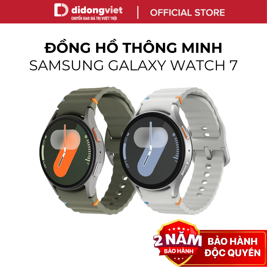 Đồng Hồ Thông Minh Samsung Galaxy Watch 7 40mm - Định Vị GPS, Theo Dõi Sức Khỏe - Hàng Chính Hãng