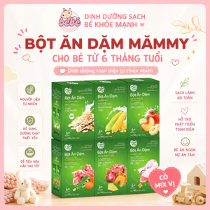 Bột ăn dặm Mămmy cho bé từ 6 tháng, Bột ăn dặm bổ sung dưỡng chất cho bé