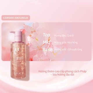 Sữa Tắm Cánh Hoa UILICY 300ml*2 2% Niacinamide Symwhite377 - Dưỡng Trắng Da Liệu Pháp SPA Hương Cerisier Amoureux