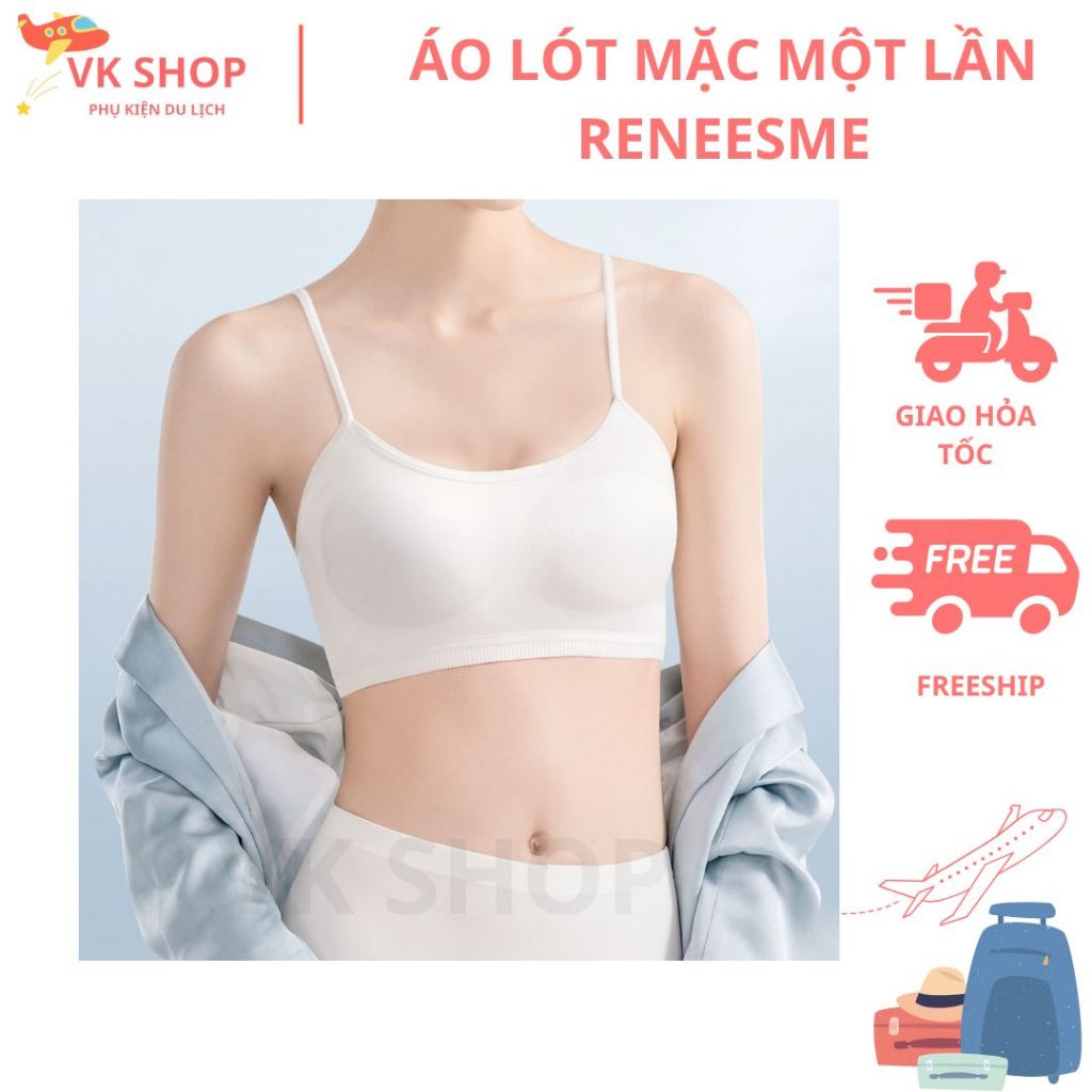 Áo Lót Dùng Một Lần Nữ Mềm Mịn Co Giãn Không Gọng Co Giãn Mềm Mịn Thấm Hút Tốt_Tiện Lợi Du Lịch,Spa, Khách Sạn