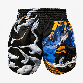 Quần Muay Fighter QMF-04 - Muay Thai Shorts Motors, Thể Thao Cá Tính