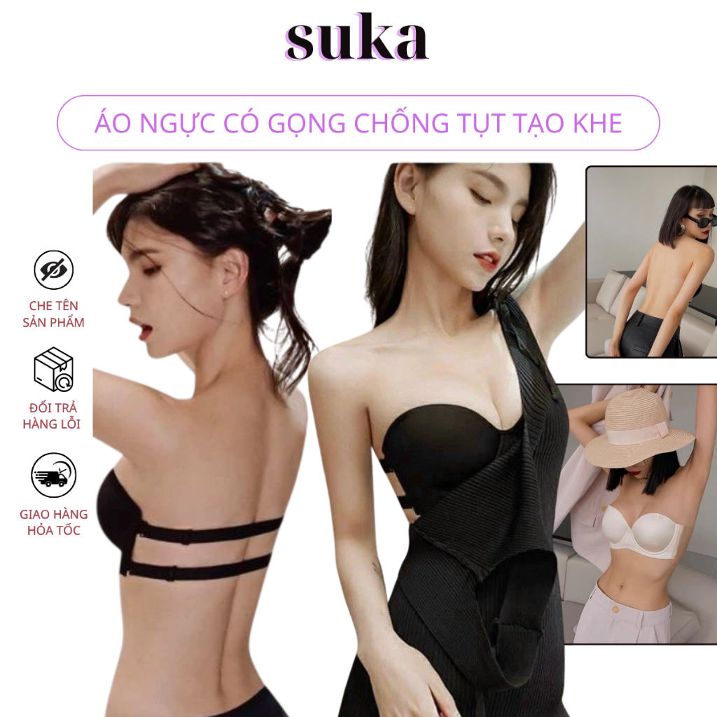 Áo Ngực  Có Gọng Chống Tụt Tạo Khe Đa Dạng 319