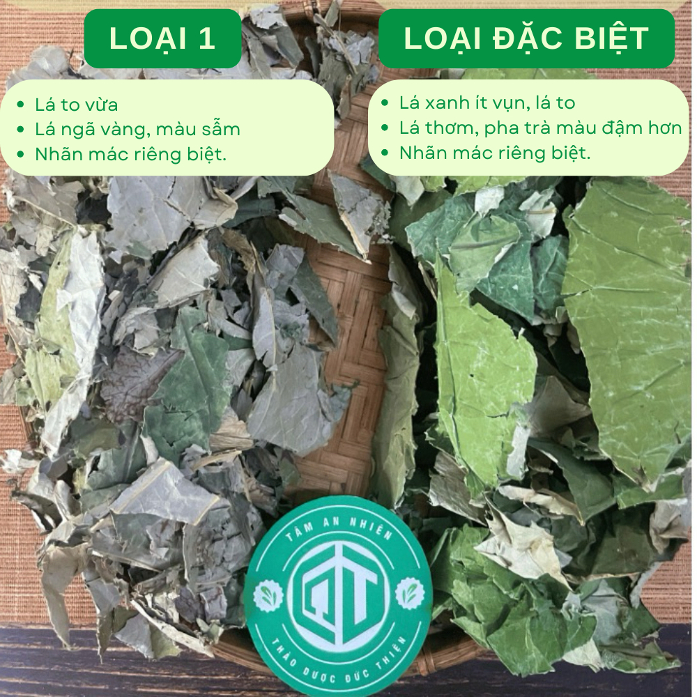 Lá Sen Khô Loại 1 Đức Thiện (Khô, Sạch, Thơm) - Hỗ Trợ Mất Ngủ, Mỡ Máu, Cao Huyết Áp, Chống Béo Phì